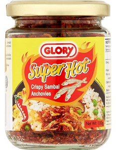 Glory Super Hot Crispy Sambal Anchovies/100g