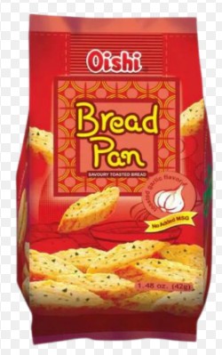 Oishi Bread Pan Toasted Garlic Flavor/42g