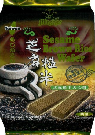MICS Sesame Brown Rice Wafer/190g
