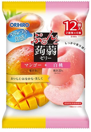 Orihiro Jelly Mango+Peach/240g