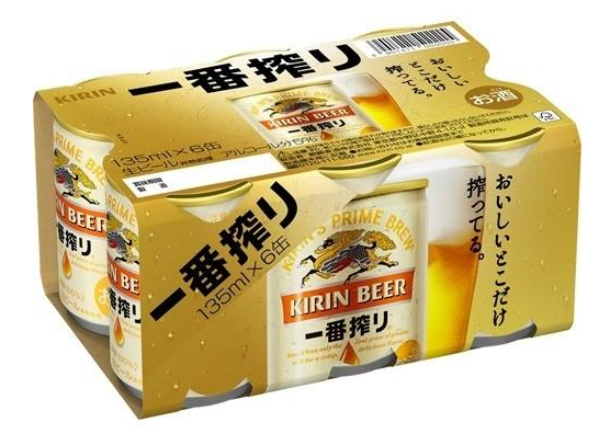 (S)Kirin Ichiban Shibori draft beer/135ml*6