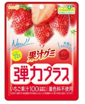 MEIJI Fruit Gummy Strawberry Flavor/72g