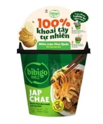 CJ bibigo Japchae Korean-style Glass Noodle and Vegetable/83g