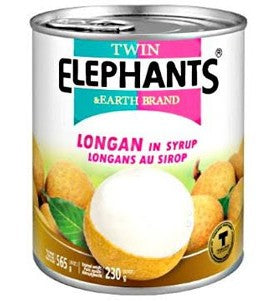 Twin Elephants Longan in Syrup 565g