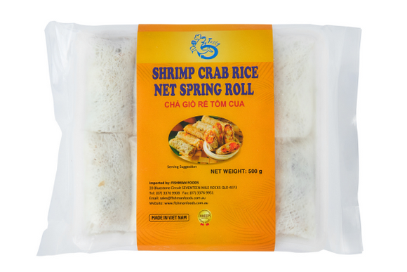 Tasty Shrimp Crab Rice Net Spring Roll/ 500g