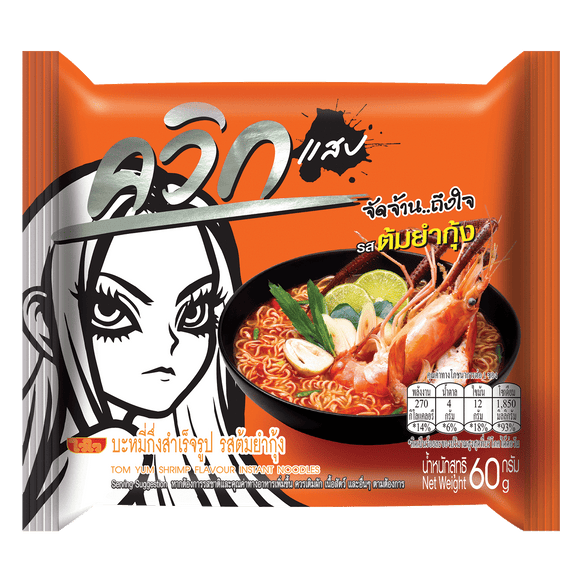 WaiWai Quick TOMYUM Shrimp Noodles/60G