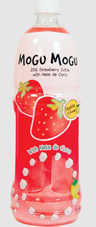 Mogu Mogu Strawberry Drink/1000ml