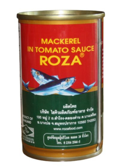 Roza Mackerel In Tomato Sauce/155g