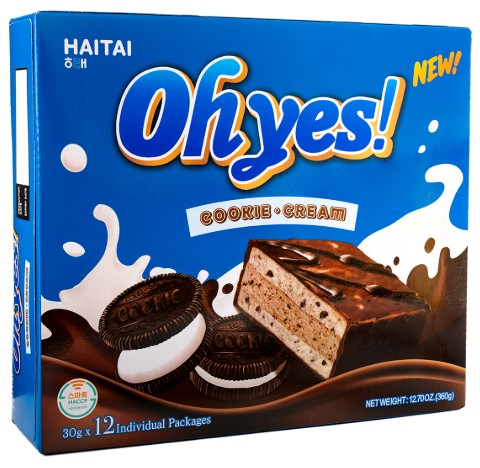 Haitai Oh Yes Cookie Cream Cake/ 360g