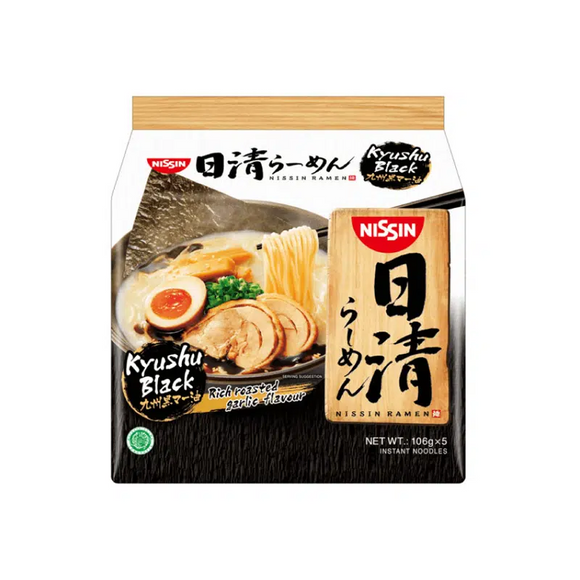 NISSIN Ramen Kyushu Black/106g*5PK