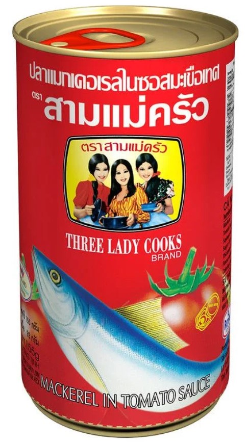 3 Lady Mackerel in Tomato Sauce/155g