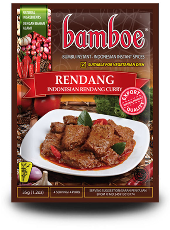 Bamboe Rendang-Beef Hot Sauce 35g