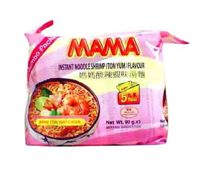 MAMA TOMYUM SHRIMP INSTANT NOODLES/90Gx5