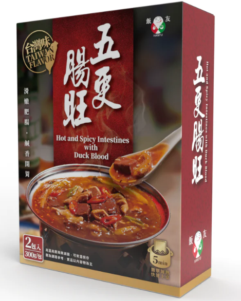 FanYo Hot and Spicy Pork Intestines With Duck Blood/600g