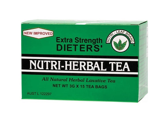 NUTRI-LEAF Herbal Tea Extra Strength Dieters/15 Tea bags