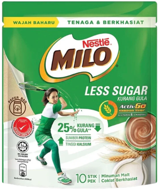 Nestle MILO LESS SUGAR/27G*10