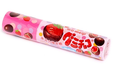 Meji Strawberry(Tube) Candy/50g