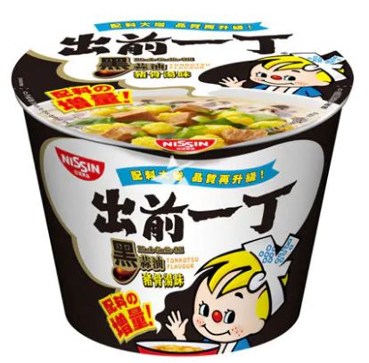 NISSIN Black Garlic Oil Tonkotsu Bowl/106g