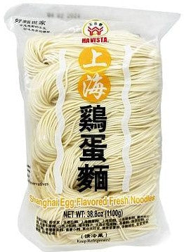 (S)Havista Shanghai Egg Flavored Fresh Noodles/1.1kg