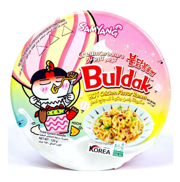 SAMYANG Creamy Carbonara Hot Chicken Bowl Noodle/120g