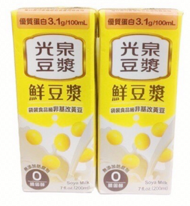 Kuang Chuan Soy Milk/200ml (6 Packs)