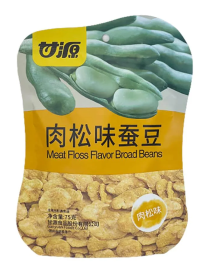 GANYUAN Broad Beans Meat Floss Flavor/75G