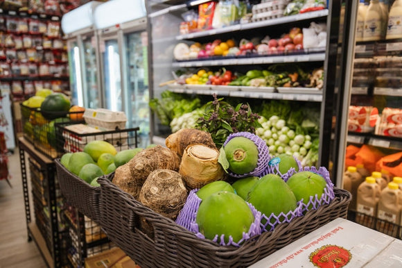 Asian fruit and vegetables