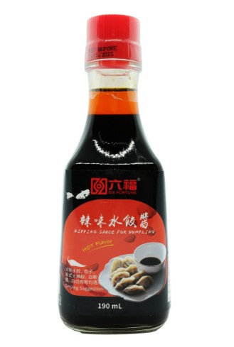 Six Fortune Dumpling Dippping Sauce-Hot/230ml