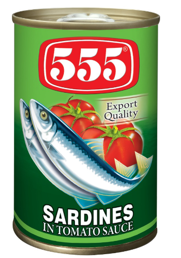 555 Sardines in Tomato Sauce /155g