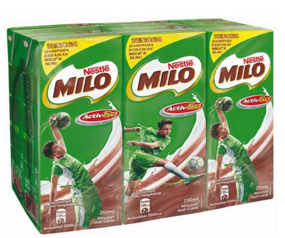 Milo UHT Chocolate Malt Drink/200ml*6