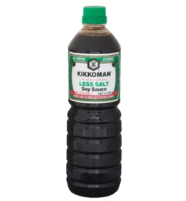 KIKKOMAN Less Salt Soy Sauce 1L