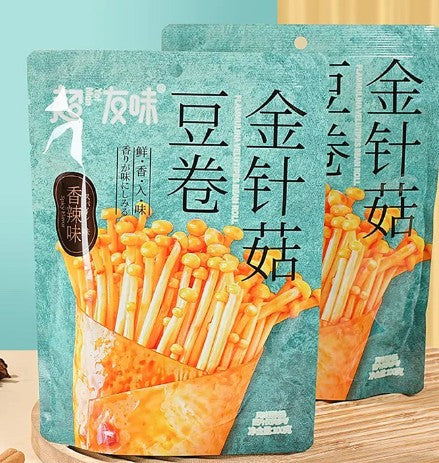 YoiMan Enoki Mushroom Bean Rolls(Spicy Flavour)/100g