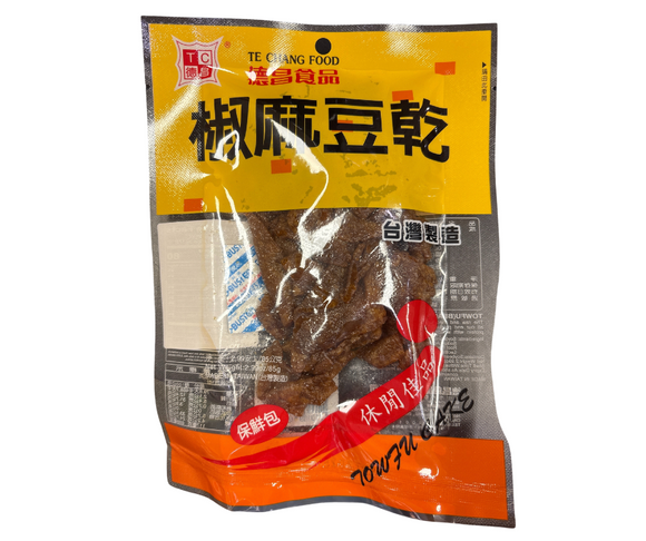 TE CHANG Dried Bean Curd -Spicy Pepper/85g