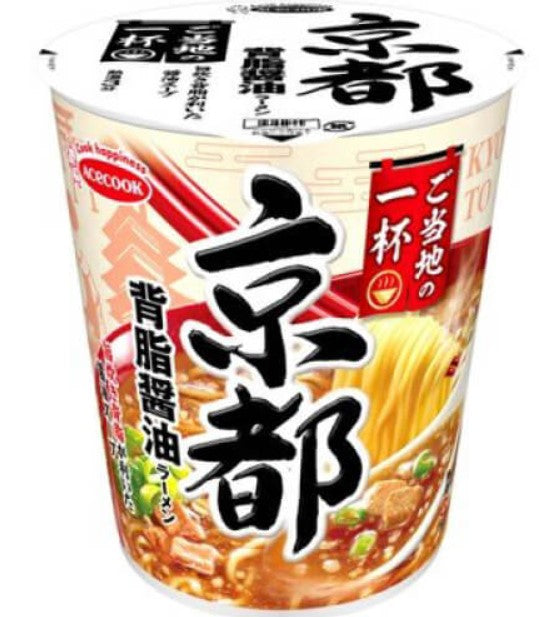 Acecook Kyoto Back Fat Soy Sauce Ramen/62g