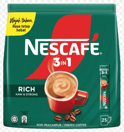 Nescafe Coffee 3-in-1 Rich (Green)/450g