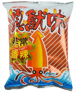 HWAYUAN SQUID CHIPS SPICY/60G