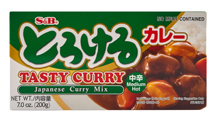 S&B TASTY CURRY MEDIUM HOT/200G