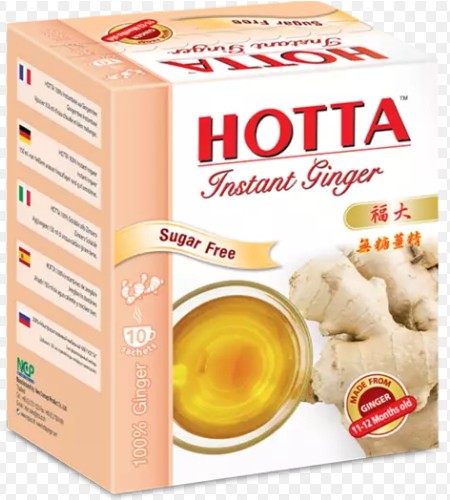 Hotta Instant Ginger Tea Sugar Free/70g