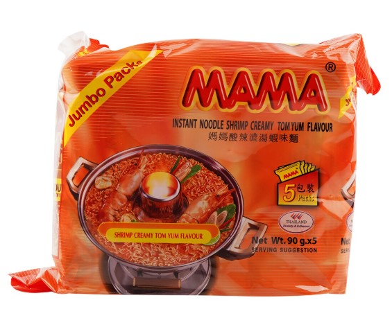 MAMA SHRIMP CREAMY TOMYUM Noodle/90gX5
