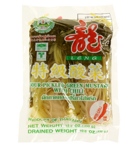Red Dragon Sour Green Mustard w Chilli/350g