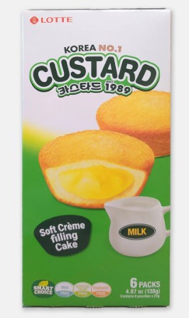 LOTTE Custard Cream Cake 6P/ 138g