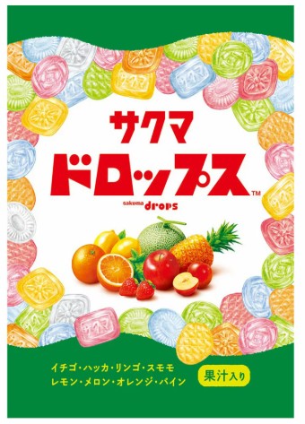 Sakuma Drops Fruit Flavors/105g