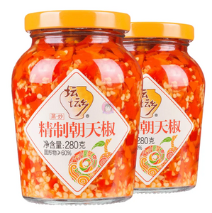 Tantan Xiang Pickled Chilli Capsicum (Extra Spicy)/280g