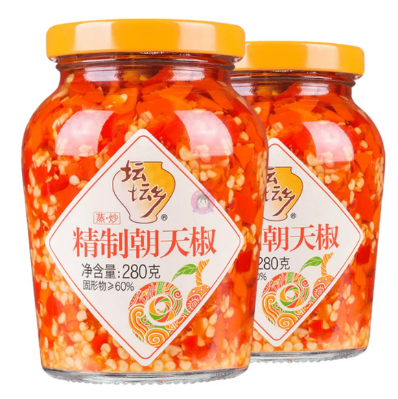 Tantan Xiang Pickled Chilli Capsicum (Extra Spicy)/280g