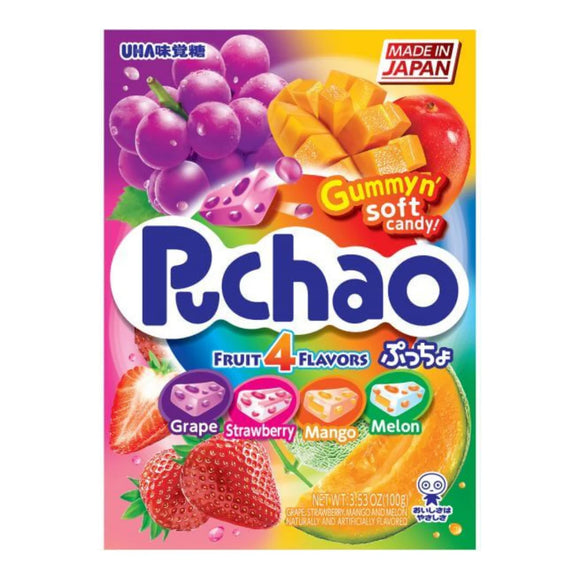 UHA SOFT CANDY 4 FRUITS/100G