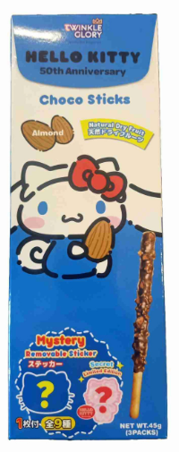 TWINKLEGLORY Hello Kitty Choco Sticks Almond/45g