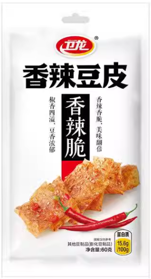 Weilong Spicy Bean Curd Sheet/60g