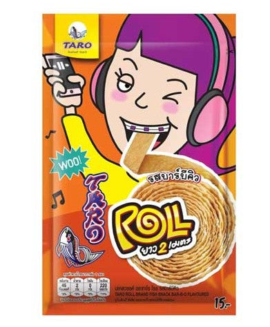 Taro Roll Fish Snack BBQ Flavor/13g