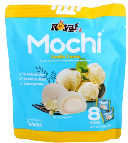 Royal Fam Vanilla Creme Mochi/120g