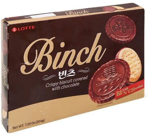 Lotte Binch Choco Biscuit/ 204g